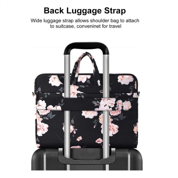 MOSISO - 17-17.3" Laptop / Shoulder Bag - Large Overnight / Workout Bag - Picture 9 of 13